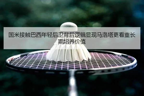 国米接触巴西年轻后卫背后逻辑显现马洛塔更看重长期培养价值